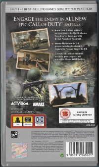 Call of Duty: Roads to Victory - Platinum [UK] Box Art