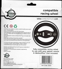 Gameon Compatible Racing Wheel (black) Box Art
