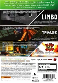 Trials HD / Limbo / 'Splosion Man Triple Pack Box Art