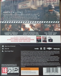 Wolfenstein II: The New Colossus (box) Box Art