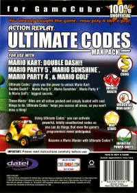 Action Replay Ultimate Codes: Max Pack Box Art