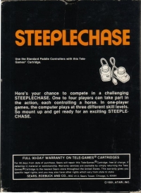 Steeplechase (6 Tele-Games Label) Box Art