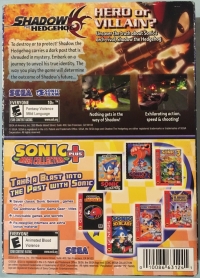 Sega Fun Pack: Shadow the Hedgehog / Sonic Mega Collection Plus Box Art