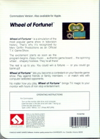 Wheel of Fortune (Official T.V. Game Show Program) Box Art