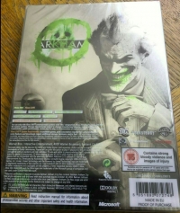 Batman: Arkham City (Joker Steelbook) [UK] Box Art