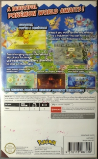 Pokemon Mystery Dungeon: Rescue Team DX Box Art