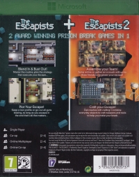 Escapists, The + The Escapists 2 Box Art