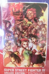 Super Street Fighter IV Arcade Edition Playing Cards Box Art