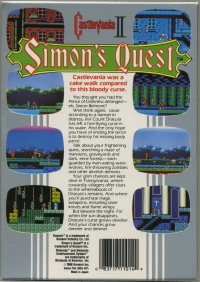 Castlevania II: Simon's Quest (round seal) Box Art