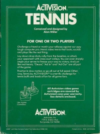 Tennis Box Art