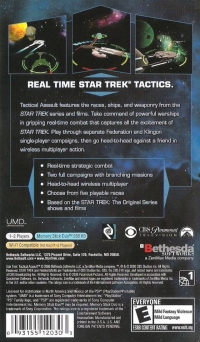 Star Trek: Tactical Assault Box Art