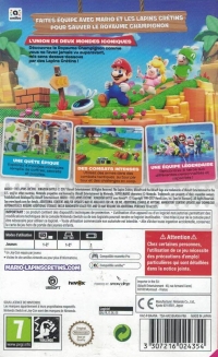 Mario + The Lapins Crétins: Kingdom Battle Box Art