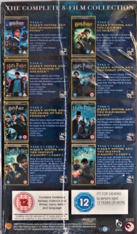 Harry Potter: The Complete 8-Film Collection Box Art