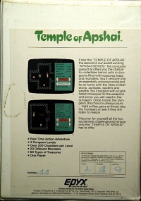 Temple of Apshai Box Art