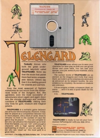 Telengard (disk) Box Art