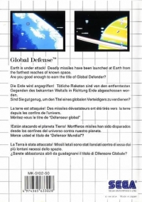 Global Defense (Sega®) Box Art