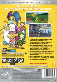Simpson, I: Il Videogioco - Platinum Box Art