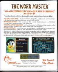 Word Master, The Box Art