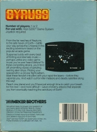 Gyruss Box Art