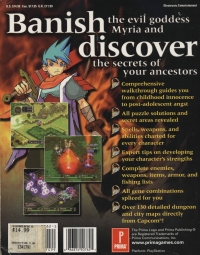 Breath of Fire III - Prima's Official Strategy Guide (Trading Cards) Box Art