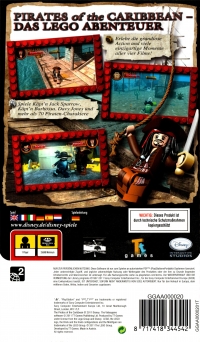 Lego Disney Pirates of the Caribbean: The Video Game - PSP Essentials [DE] Box Art