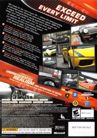 Project Gotham Racing 3 (Game of the Year / Not for Resale) Box Art