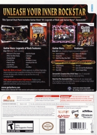 Guitar Hero III: Legends of Rock / Guitar Hero: Aerosmith Dual Pack Box Art