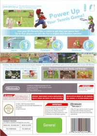 New Play Control! Mario Power Tennis Box Art