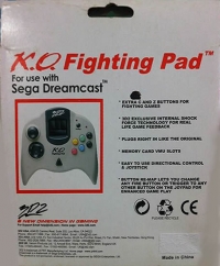 3D2 K.O. Fighting Pad (white) Box Art