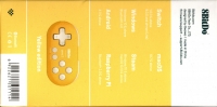8Bitdo Zero 2 Bluetooth Gamepad (Yellow Edition) Box Art