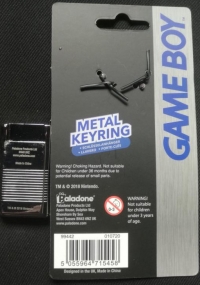 Paladone Game Boy metal key chain Box Art