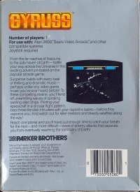 Gyruss Box Art