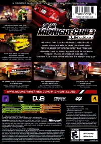 Midnight Club 3: Dub Edition Box Art
