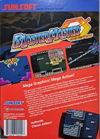 Blaster Master Zero - Authentic Classic Edition Box Art