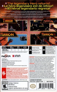 Turrican Flashback Box Art