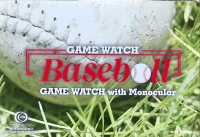 Baseball Game Watch with Monocular Box Art