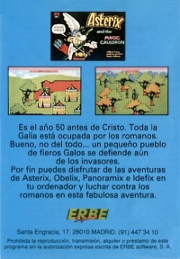 Astérix y el Caldero Magico (plastic case) Box Art