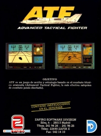 ATF: Advanced Tactical Fighter [ES] Box Art