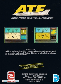 ATF: Advanced Tactical Fighter (disk) Box Art