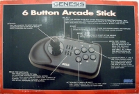 Sega 6 Button Arcade Stick Box Art