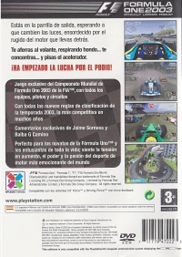 Formula 1 2003 [ES] Box Art