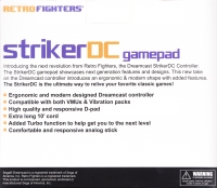 Retro Fighters StrikerDC Gamepad (black) Box Art
