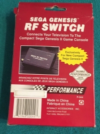 Performance Sega RF Switch Box Art