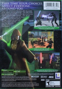 Star Wars: Knights of the Old Republic II: The Sith Lords Box Art