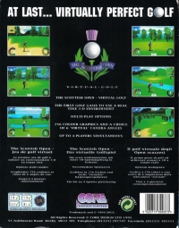 Scottish Open, The: Virtual Golf Box Art