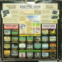 Sega Genesis - Sonic the Hedgehog (671-1364S / Made in Taiwan) Box Art
