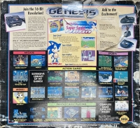 Sega Genesis - Sonic the Hedgehog (Value Pak / Sports Talk Baseball) Box Art