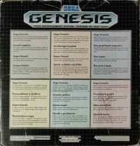 Sega Genesis [CA] Box Art