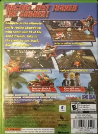 Sonic & Sega All-Stars Racing with Banjo-Kazooie Box Art