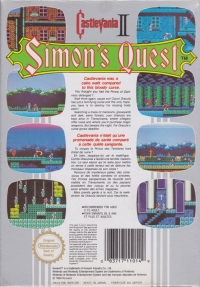 Castlevania II: Simon's Quest [FR] Box Art